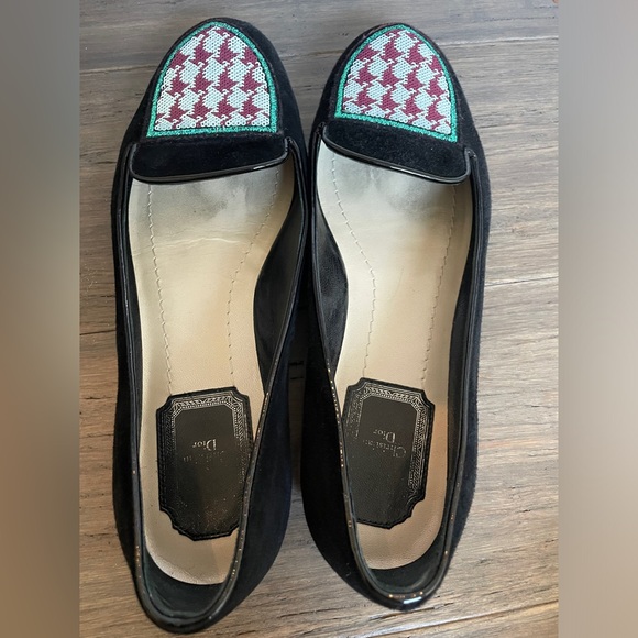 christian dior suede and sequin loafers - Picture 4 of 5